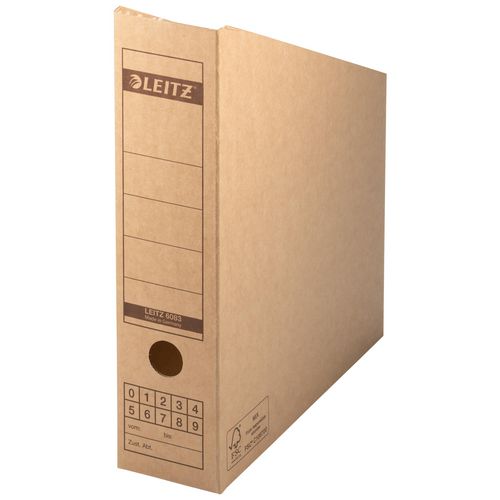 Tijdschriftenhouder leitz 6083 karton bruin