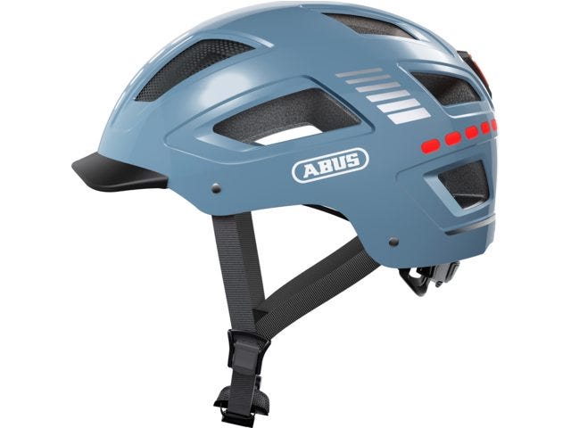 Abus helm hyban 2.0 led signaal gletsjer xl 58-63cm
