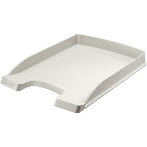 Brievenbak leitz plus grijs a4 polystyreen