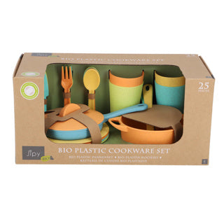 Jipy bioplastic speelgoedpannenset 25-delig