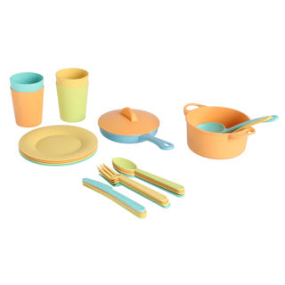 Jipy bioplastic speelgoedpannenset 25-delig