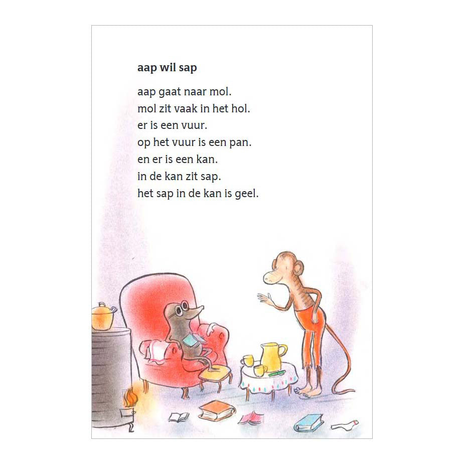 Kluitman aap mol en de zon het hol is vol, 2 verhalen in 1 boek (avi start)
