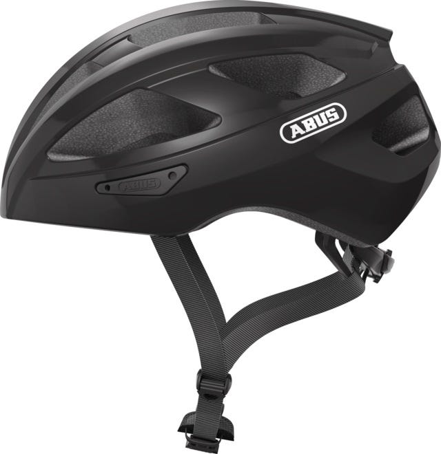 Abus helm MacatGoud glanzend fluweel Zwart L 58-62cm