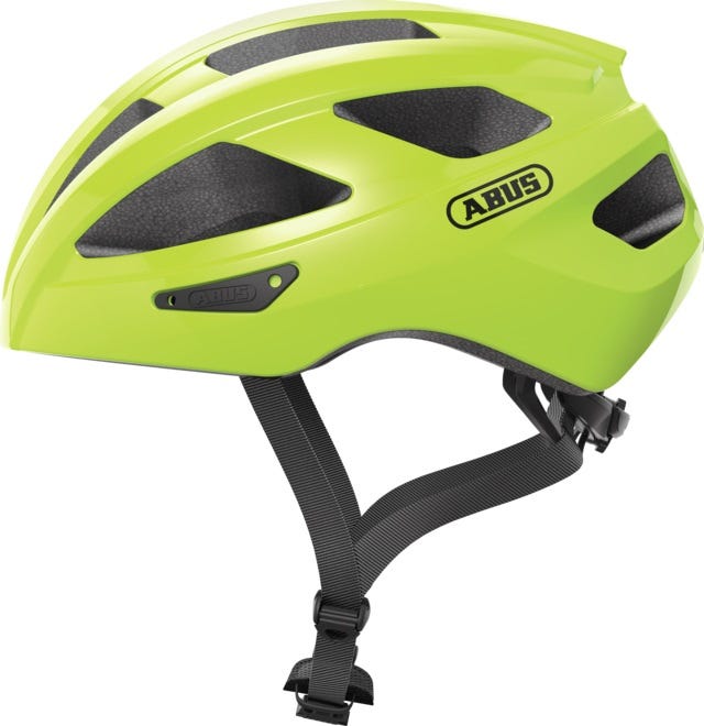Abus helm MacatGoud signaal Geel M 52-58cm