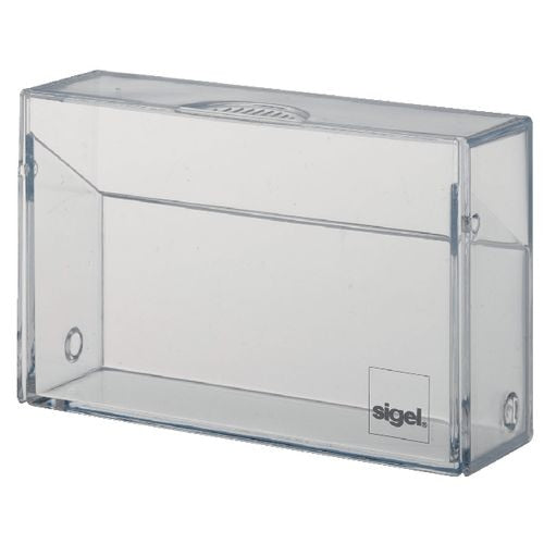 Sigel visitenkaartenbox va110 glashelder