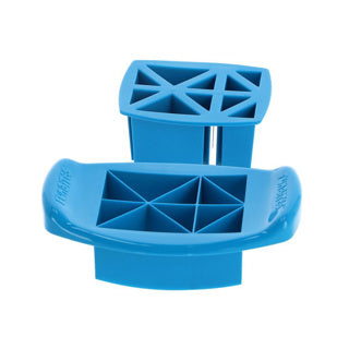 Basic funbites ijsblokjesvorm driehoeken blauw
