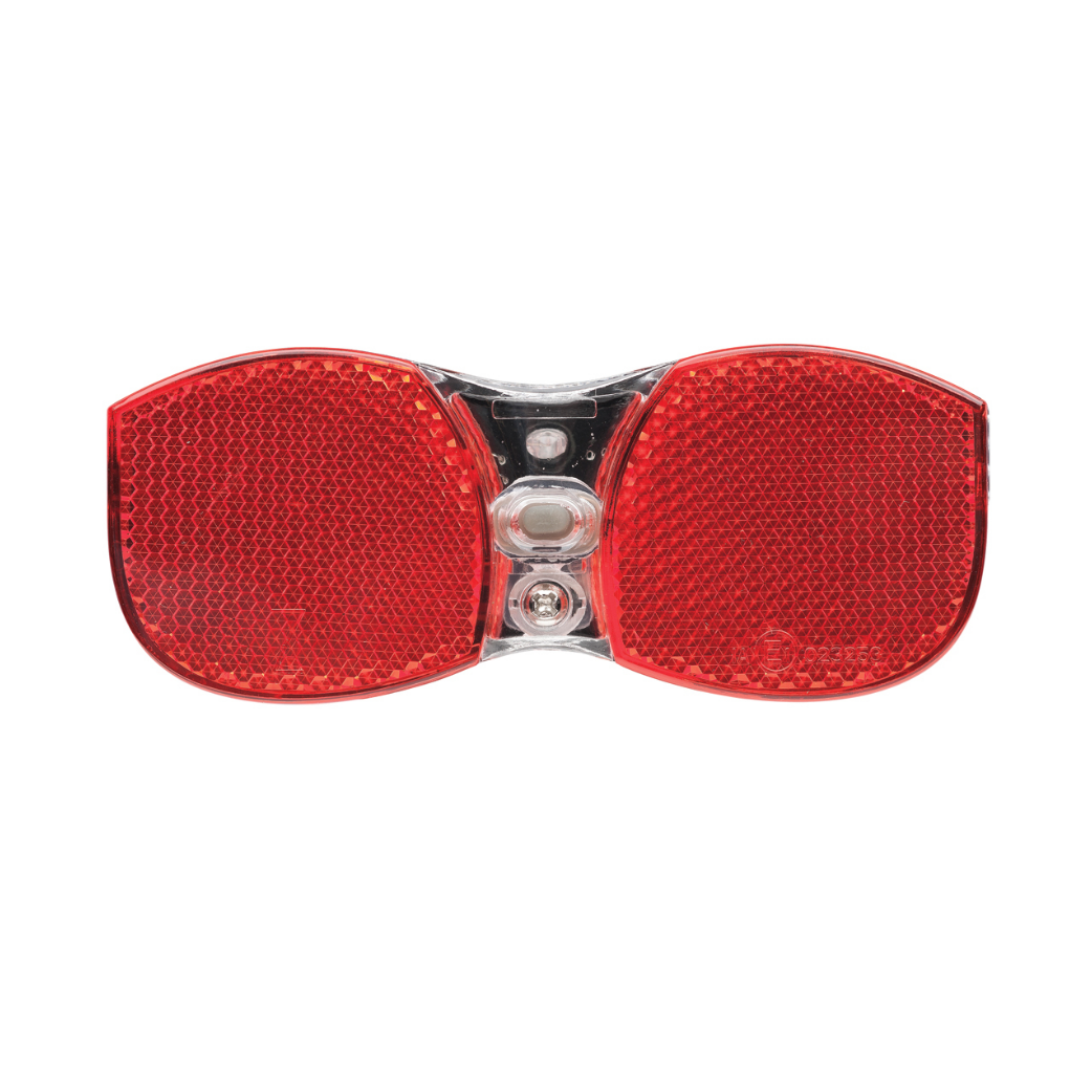 Axa LED City achterlicht Achter. montage 80mm. incl batterijen (werkplaatsverpakking)