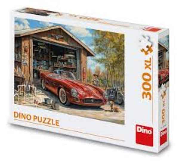 Dinotoys puzzel jaguar in de garage 300 stukjes