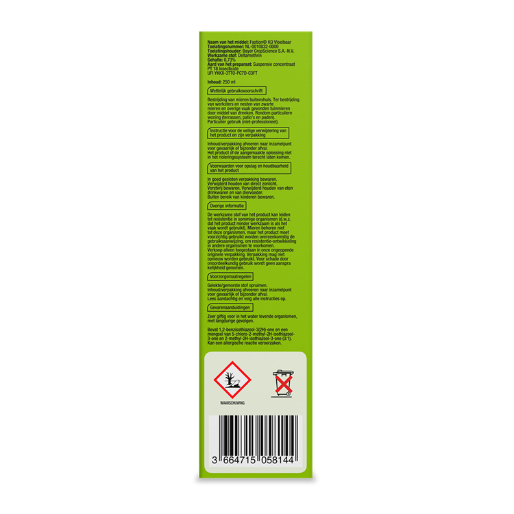 Bescherm tuin fastion ko vloeibaar pd 250ml