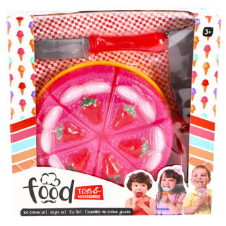 Basis voedseltaart met taartschep