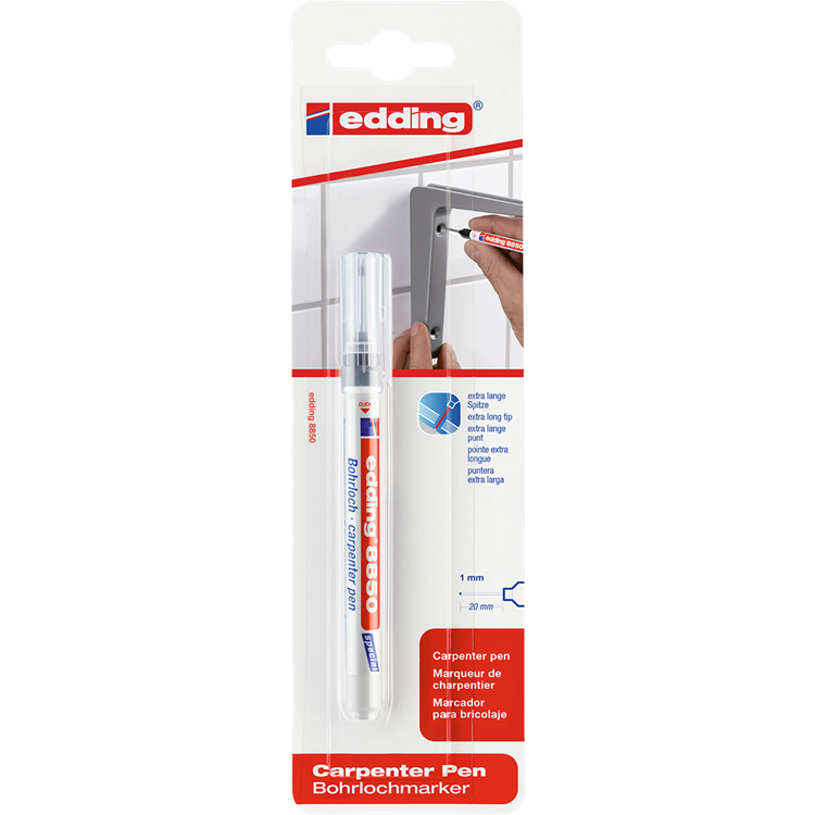 Edding 1006771 - edd.timmermanspen 8850 clipst. | 5 stuks