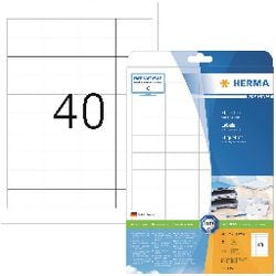 Herma etiketten wit 48.5x25.4 premium a4 1000 st.