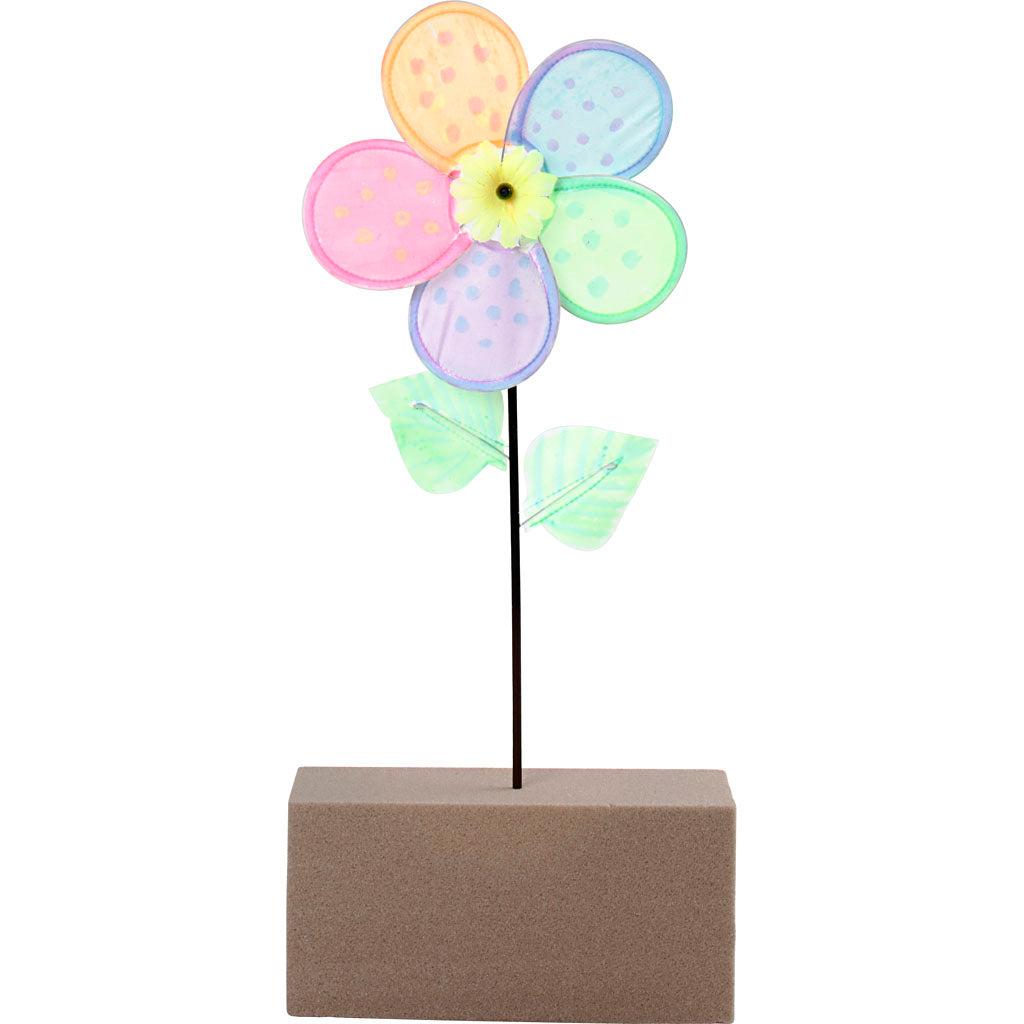 Creatief bedrijf windmolen bloemen 20cm, 10st.