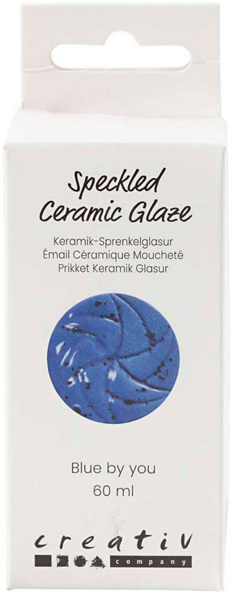 Creativ company https: www.cchobby.nl gespikkeld-keramiekglazuur-999-1060-c-dekkend-blue-by-you-60-ml-1-doosje