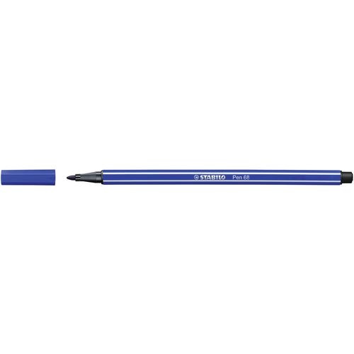 Stabilo viltstift premium pen 68 1 mm blauw