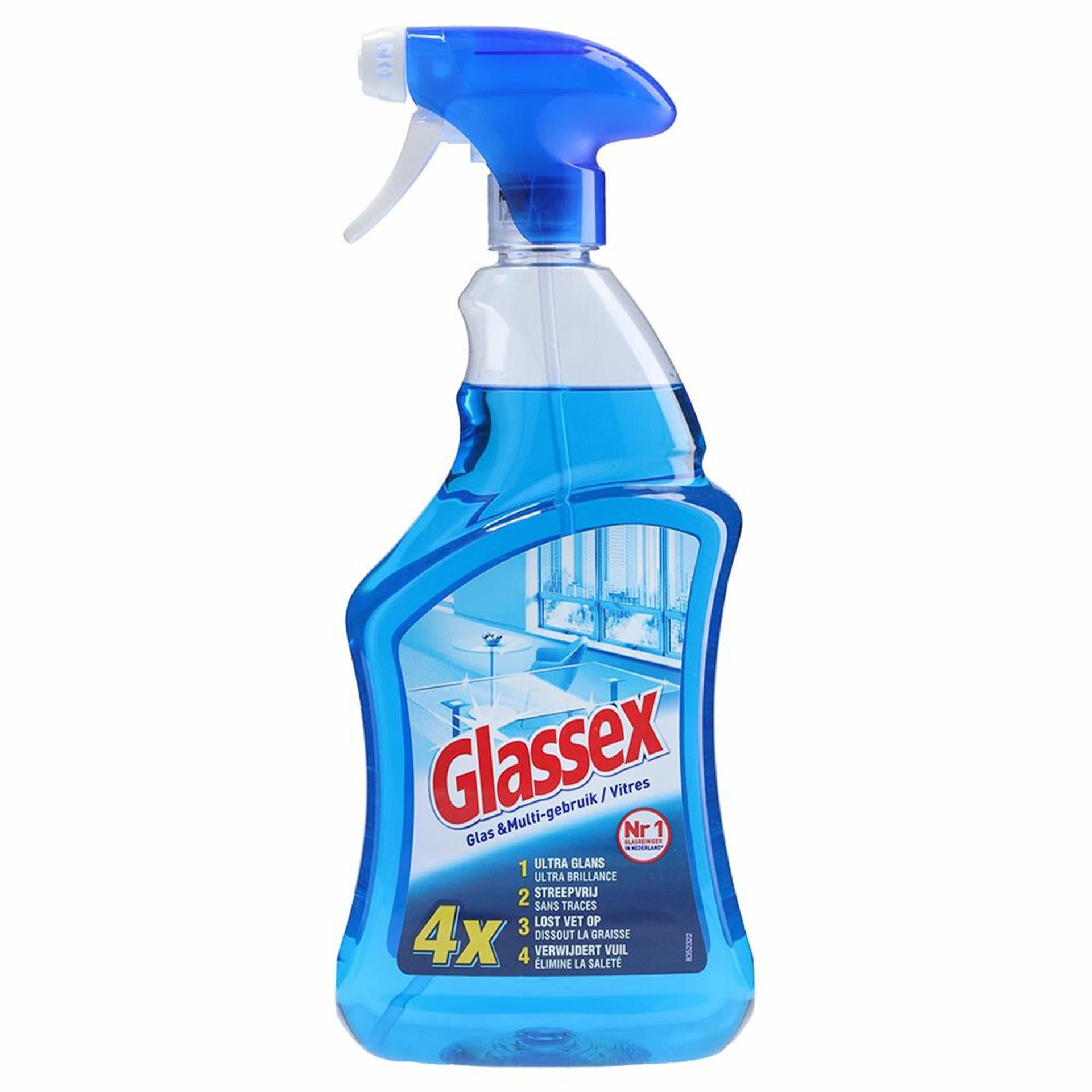 Glassex glas multireiniger oppervlaktespray 750ml