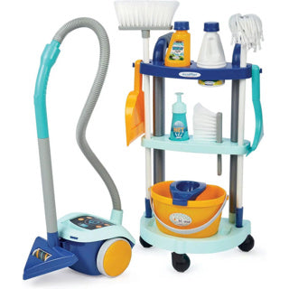 Écoiffier schoonmaak trolley en stofzuiger