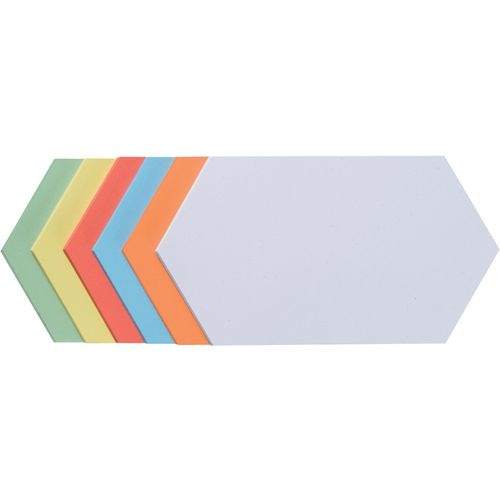 Presentatie kaarten rechthoekig 16,5x29,7cm assorti