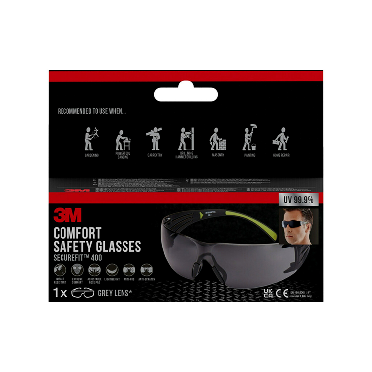 3m 1061815 - bril sf400gc1 | 1 stuks