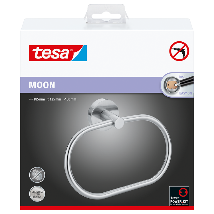 Tesa 1061432 - moon handdoekring | 1 stuks