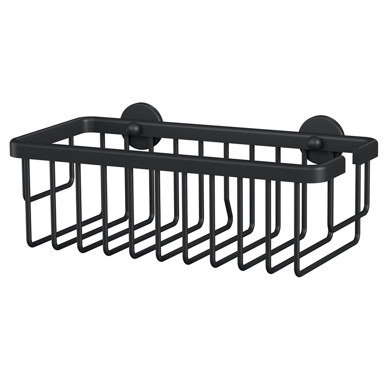 Tesa doucherek aluxx black matzwart badkamer zelfklevend zonder boren – 92x250x125mm