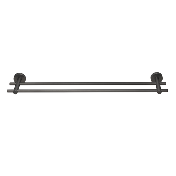 Tesa 1072309 - moon grafiet handdoek rek dubbel | 2 stuks