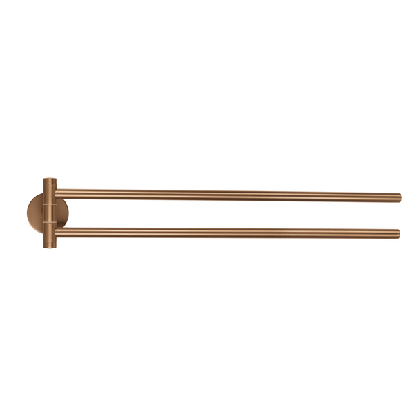 Tesa 1072313 - moon brons handdoekhouder 2-armig | 2 stuks