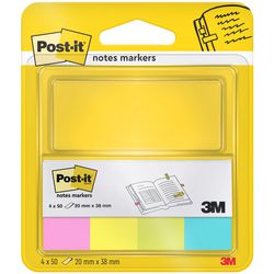 Indexen post-it kleurenassortiment 200 stuks