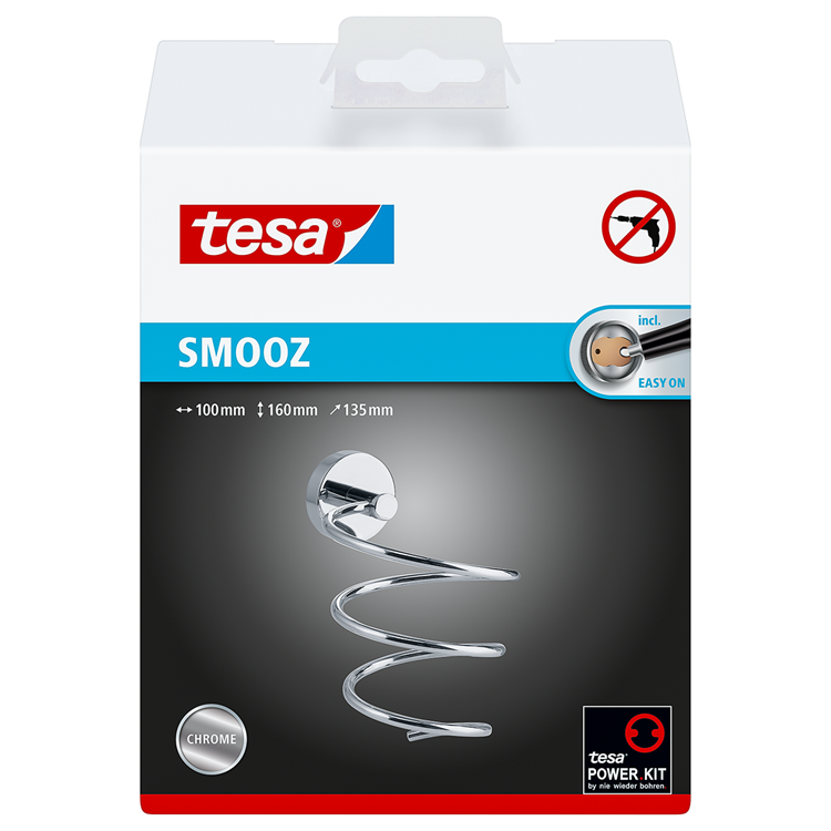 Tesa 1063247 - smooz haardrogerhouder | 1 stuks