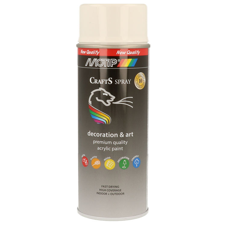 Motip 1059674 - crafts ral9010 hg spuitbus 400 ml | 1 stuks