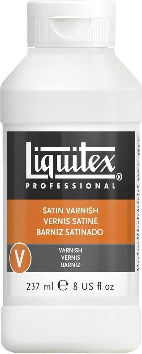 Liquitex 8208 professional zijdeglans vernis 237 ml – acrylvernis, satijn, transparant, uv-bestendig, duurzaam - satijnvernis