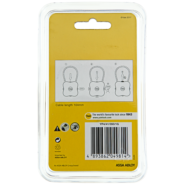 Yale 1060502 - code hangslot flex groen | 6 stuks