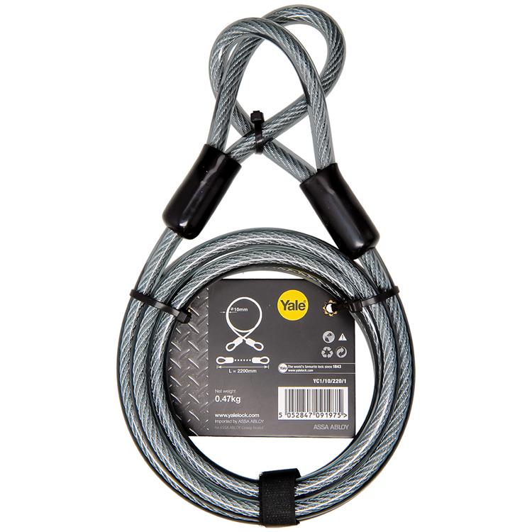 Yale 1060548 - stalen kabel 220cm | 3 stuks