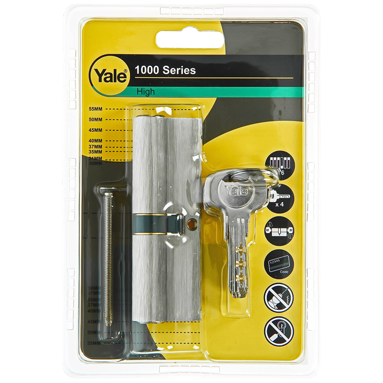 Yale 1060544 - profielcilinder 1000 mv 95mm(45 50) | 5 stuks