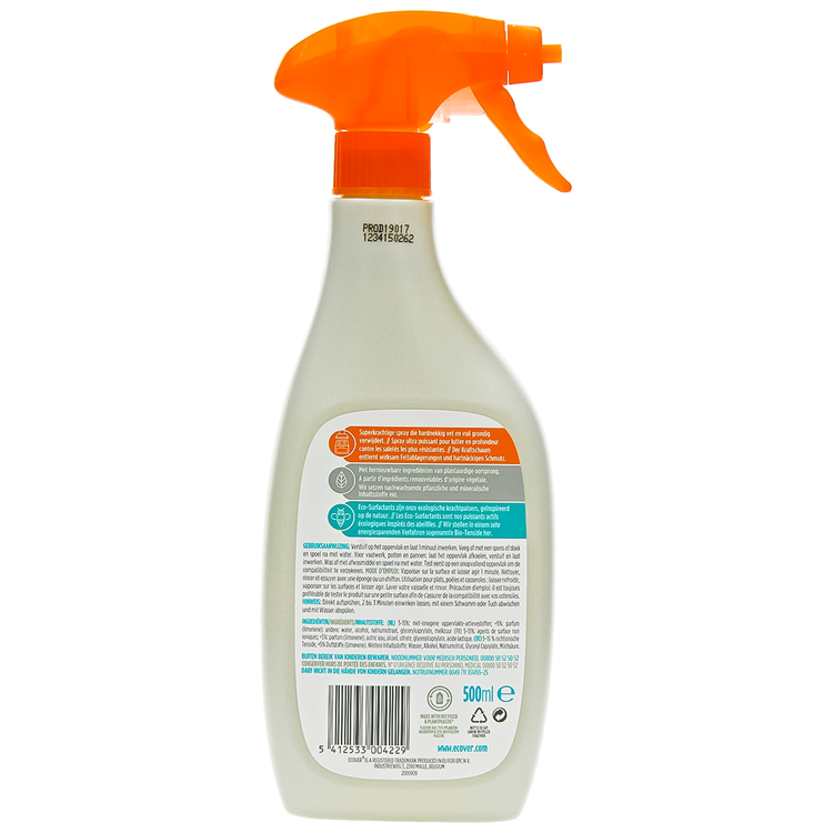 Ecover 1062692 - powercleaner 0,5l | 6 stuks