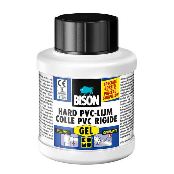 Bison hard pvc lijm gel 250ml