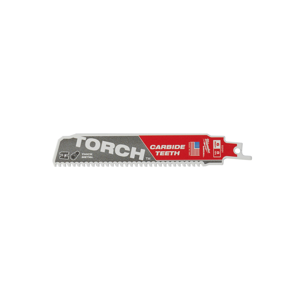 Ty milwaukee heavy du torch™ carbide tanden | tct torch 150mm x 8 tpi | 1 pc - 48475201