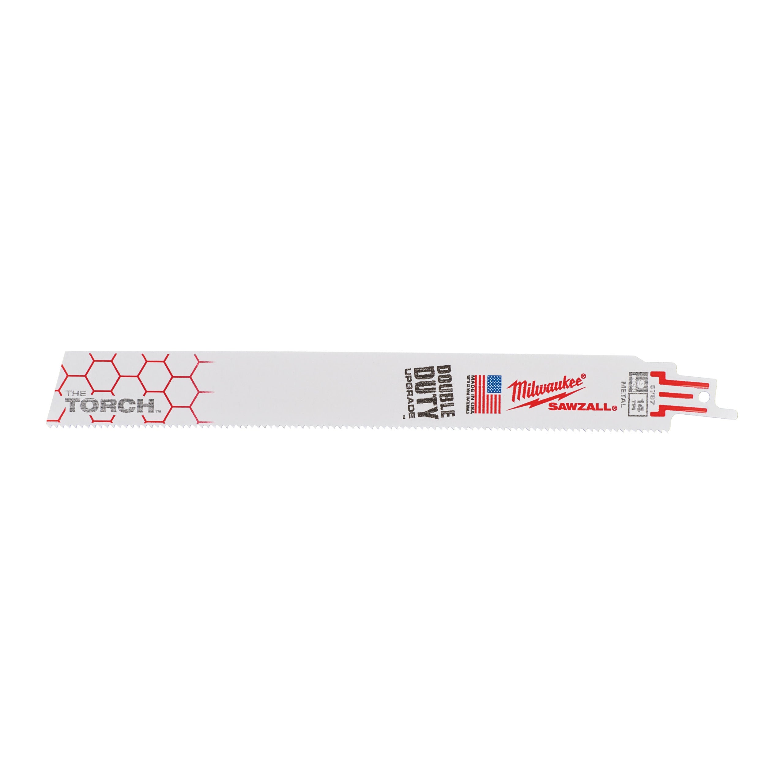 Ty milwaukee heavy du torch™ reciprozaagblad | torch 230mm x 14 tpi | 5 pc - 48475787