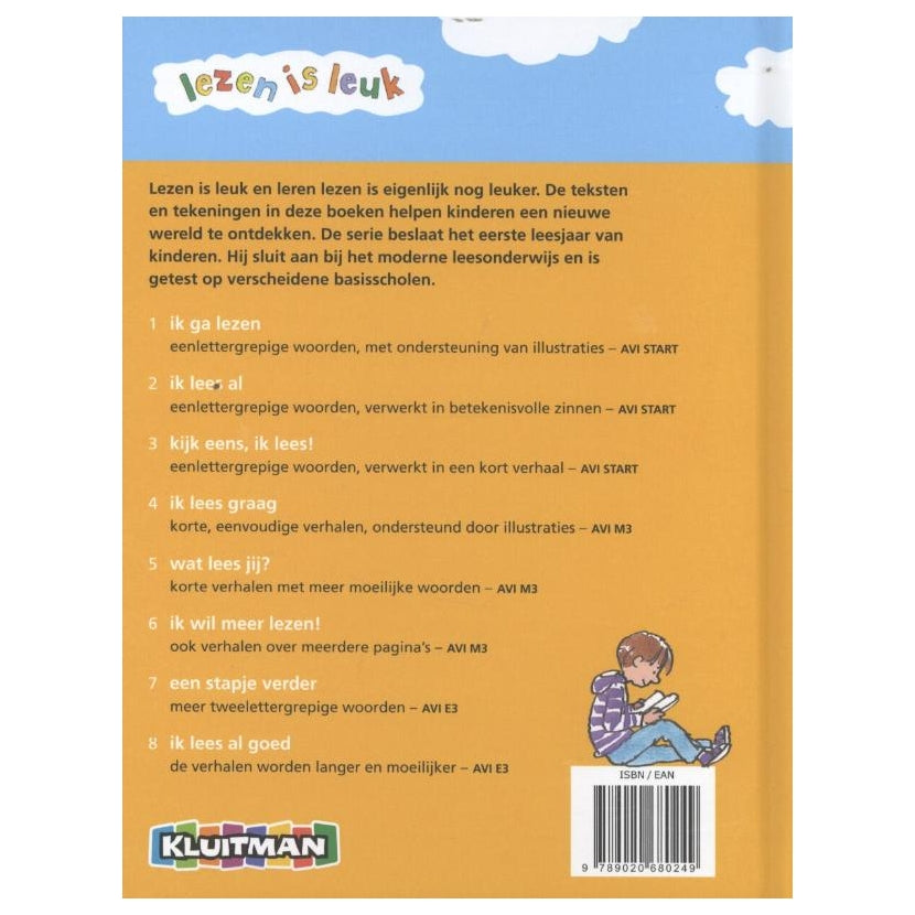 Publisher Kluitman reading is fun - I like to read level A3