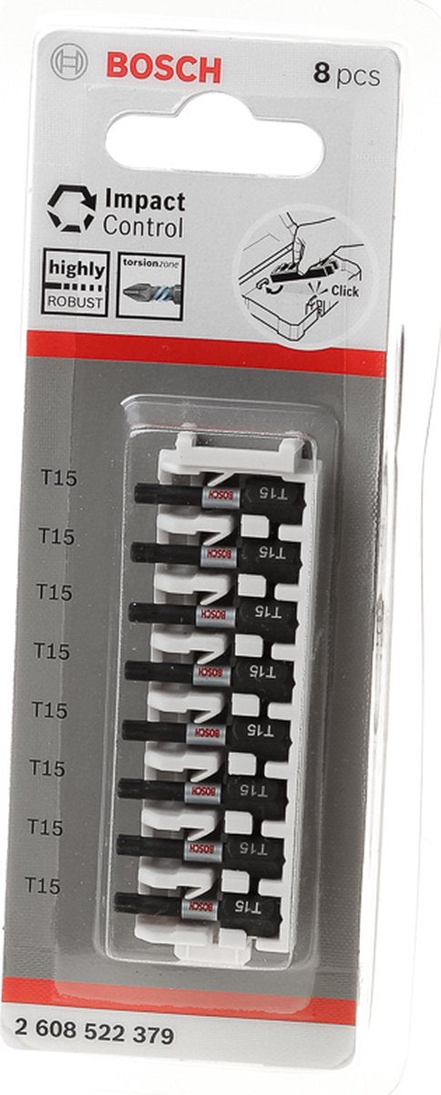 Bosch impact insert bit 25mm, 8xt15