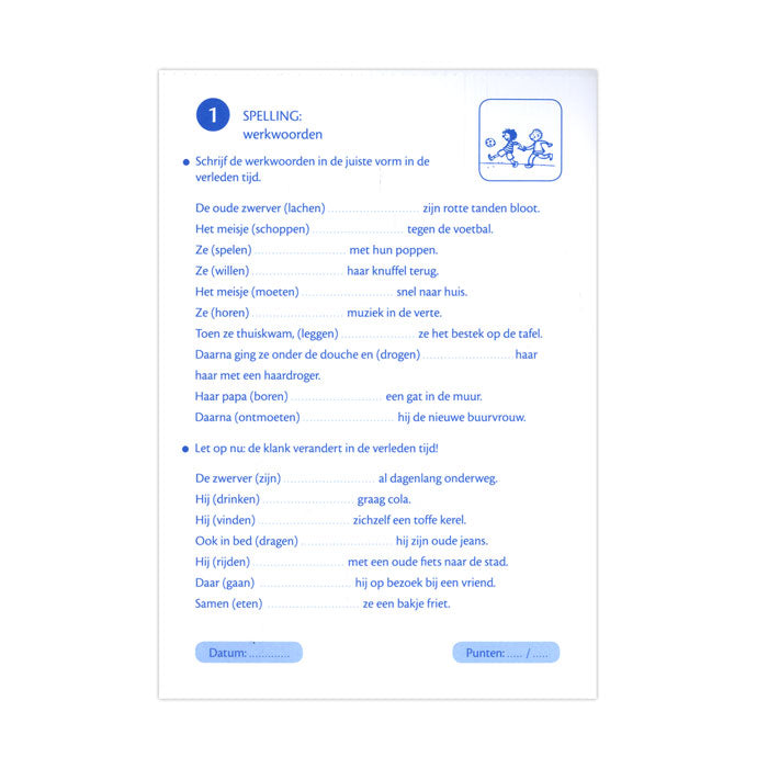 Deltas vakantie oefenblaadjes herhalingsoefeningen taal en rekenen