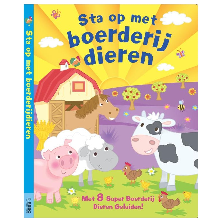 Rebo publishers geluidenboek: sta op met boerderijdieren