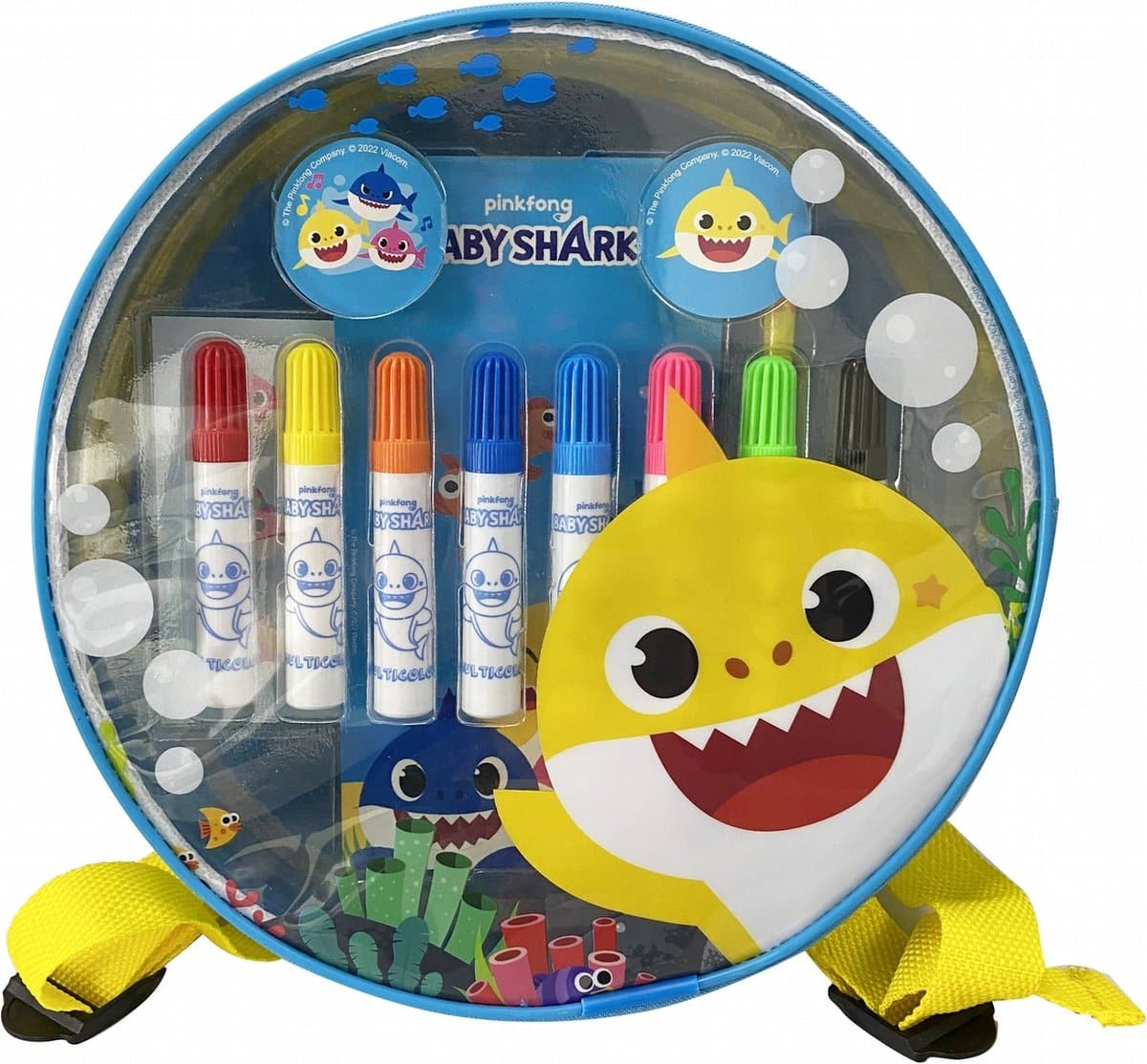 Online winkel rugzak van baby shark gevuld met kleurset