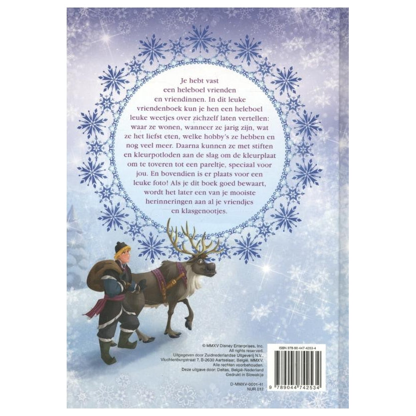 Deltas frozen vriendenboek