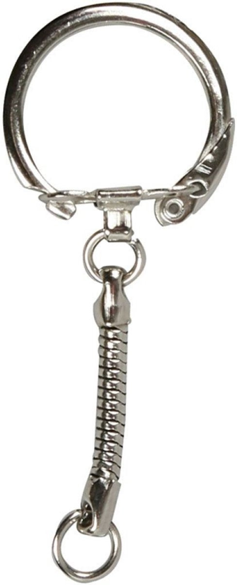 Creative company sleutelhanger met ketting, 25st.