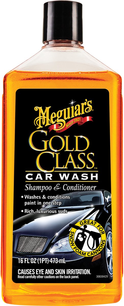 Meguiar's gold class car wash autoshampoo conditioner - 473 ml