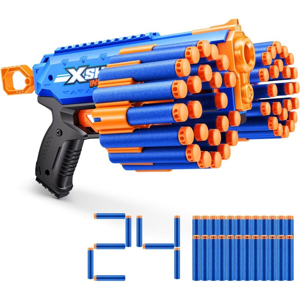 Zuru x-shot insanity manic blaster + 24 darts