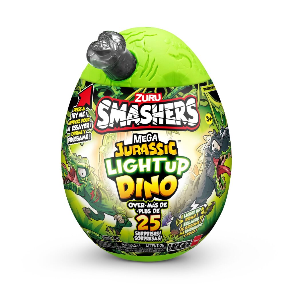 Zuru Smashers Mega Jurassic Oplichtende Dino
