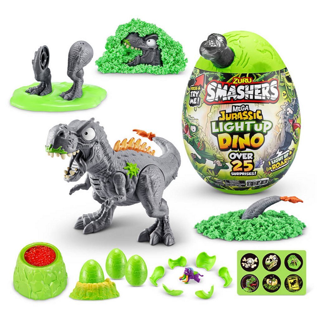 Zuru Smashers Mega Jurassic Oplichtende Dino