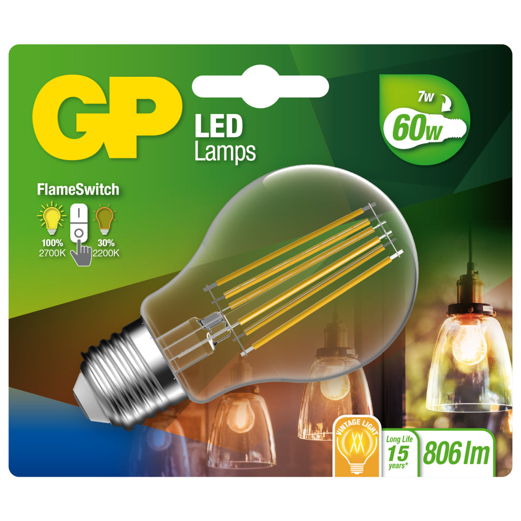 Gp verlichting gp led classic fila. FS 7W e27